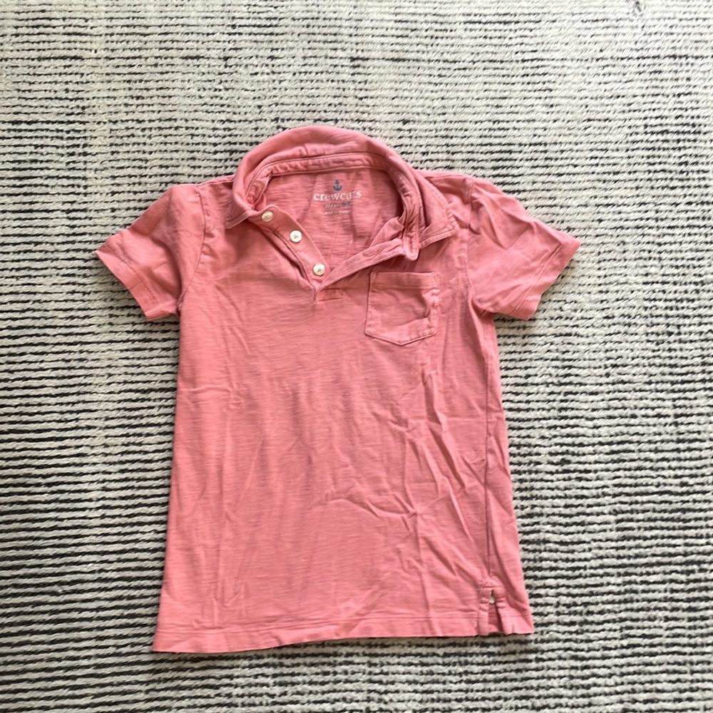Jcrew crewcuts short sleeve polo size 6-7